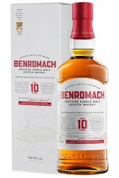 Benromach 10 Years Old Single Malt Scotch Whisky - Benromach
