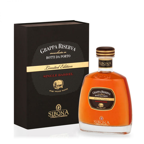 Grappa Riserva Speciale botti da Porto Single Barrel Limited Edition - Sibona